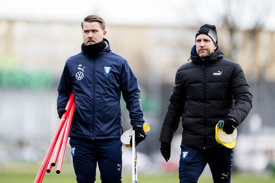 Malmö FFs assisterande tränare Theodor Olsson och