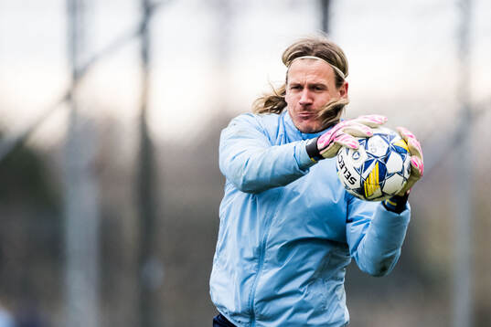 Malmö FFs målvakt Johan Dahlin