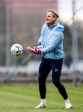 Malmö FFs målvakt Johan Dahlin