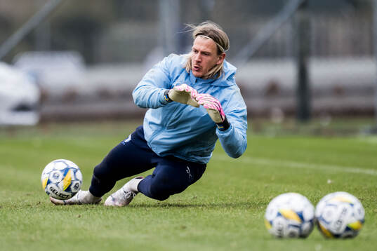Malmö FFs målvakt Johan Dahlin
