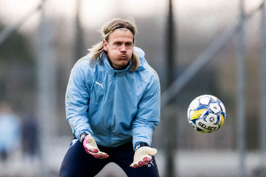 Malmö FFs målvakt Johan Dahlin