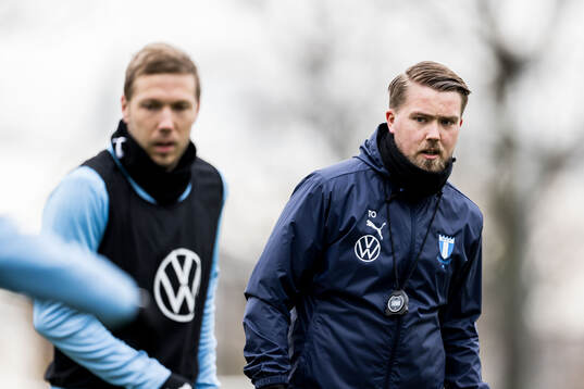 Malmö FFs assisterande tränare Theodor Olsson