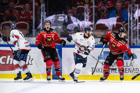 Luleås Juhani Tyrväinen reagerar