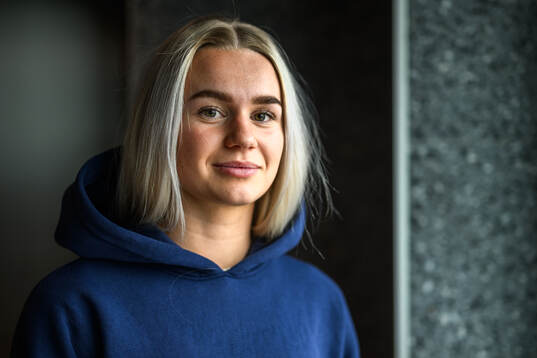 Wilma Sundin of Sweden poses for a portrait at a press