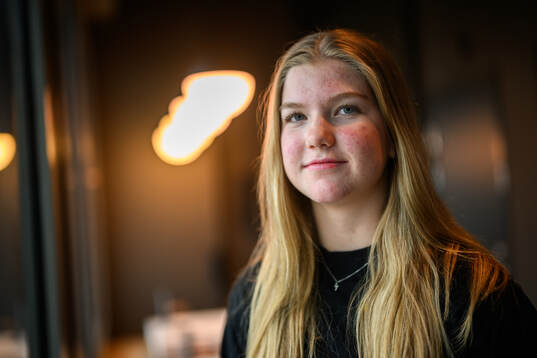 Ebba Hedqvist of Sweden poses for a portrait at a press