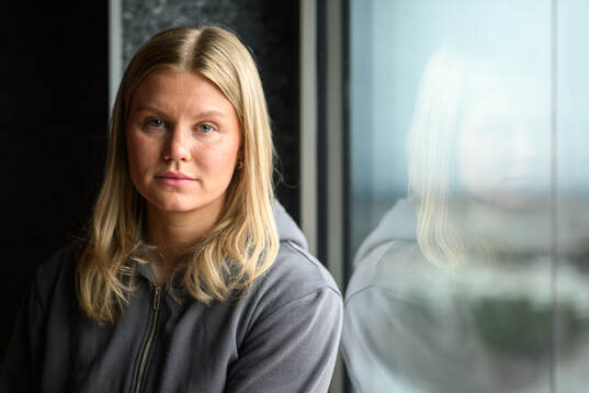 Maja Nylén Persson of Sweden poses for a portrait at a