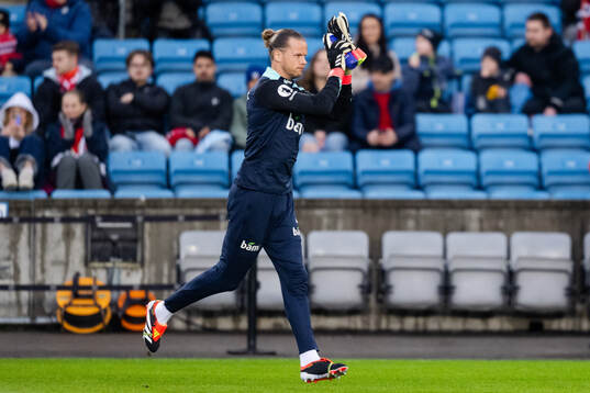 Goalkeeper Ørjan Håskjold Nyland of Norway