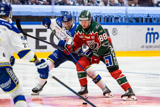 Leksands Anton Lindholm och Frölundas Malte Strömwall