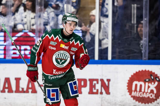 Frölundas Pontus Johansson jublar