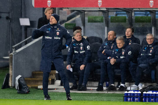 Head coach Ståle Solbakken of Norway