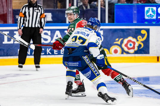 Frölundas Jere Innala och Leksands Anton Lindholm