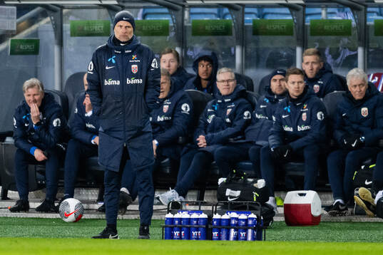 Head coach Ståle Solbakken of Norway