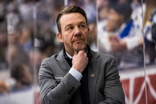 Leksands tränare Charles Berglund