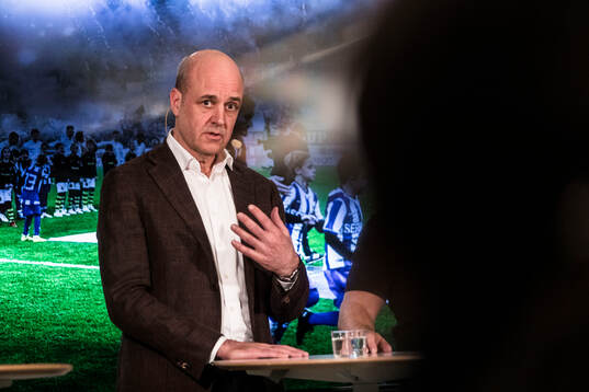 Fredrik Reinfeldt, ordförande i Svenska fotbollförbundet