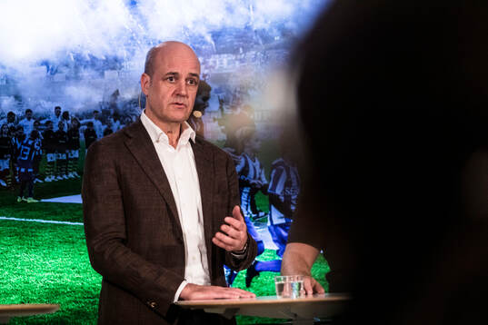 Fredrik Reinfeldt, ordförande i Svenska fotbollförbundet