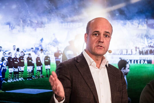 Fredrik Reinfeldt, ordförande i Svenska fotbollförbundet