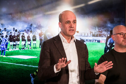 Fredrik Reinfeldt, ordförande i Svenska fotbollförbundet
