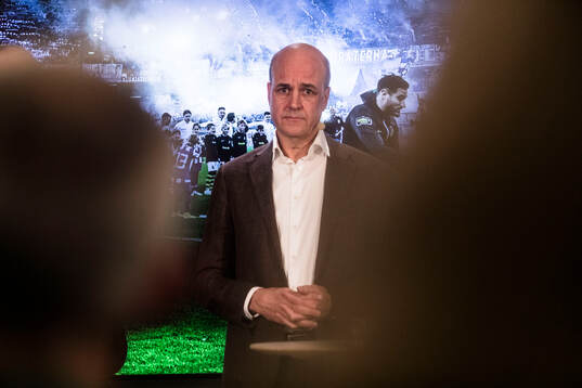 Fredrik Reinfeldt, ordförande i Svenska fotbollförbundet