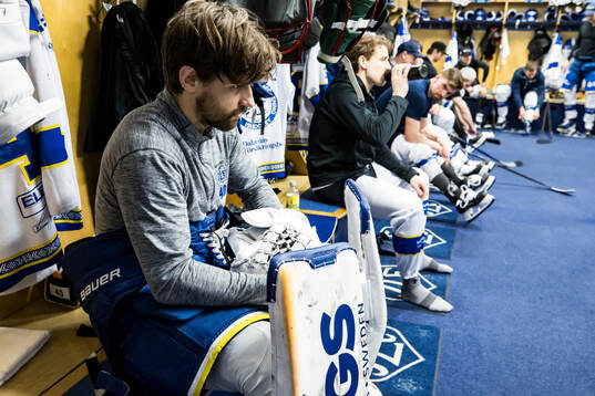 Leksands målvakt Mantas Armalis