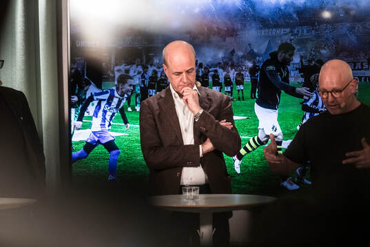 Fredrik Reinfeldt, ordförande i Svenska fotbollförbundet