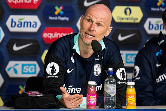 Ståle Solbakken, head coach of Norway