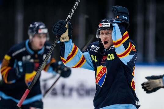 Djurgårdens Daniel Glad jublar
