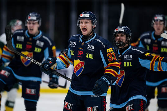 Djurgårdens Daniel Glad jublar
