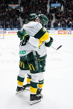 Björklövens Daniel Rahimi och Fredric Andersson deppar