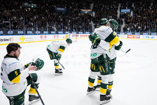 Björklövens Daniel Rahimi och Fredric Andersson deppar