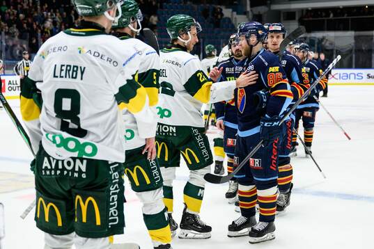 Björklövens Fredric Weigel och Djurgårdens Linus Klasen