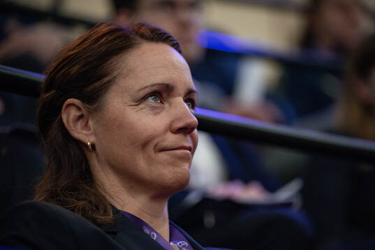 Lovisa Delby, head coach of Sweden