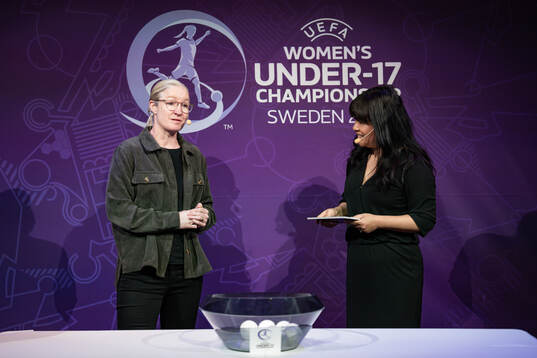 Victoria Sandell, Tournament Ambassador, and Anna Braun