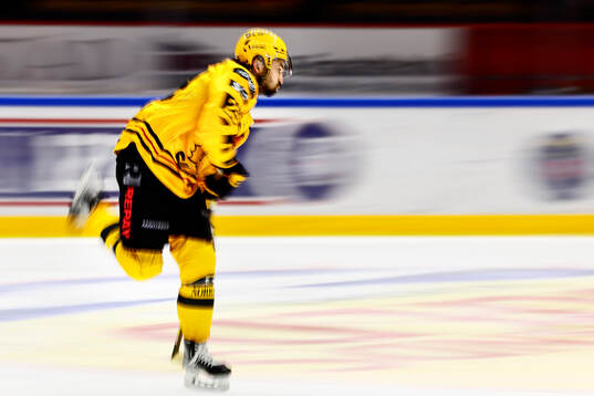 Skellefteås Dylan Sikura  före kvartsfinal tre i SHL