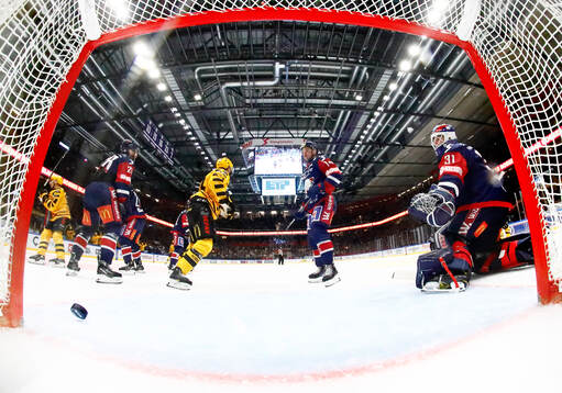 Mål av Skellefteå förbi Linköpings målvakt Jesper