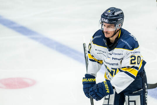 HV71s Andre Petersson jublar
