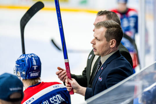 Oskarshamns tränare Martin Filander