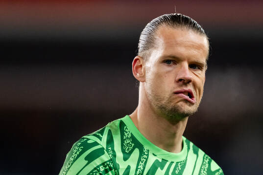 Goalkeeper Ørjan Håskjold Nyland of Norway