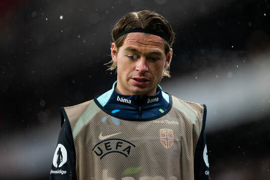 Patrick Berg of Norway warms up