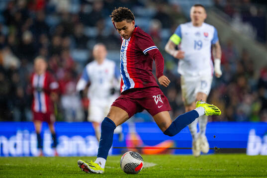 Antonio Nusa of Norway