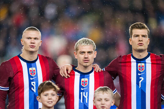 Erling Braut Haaland, Julian Ryerson and Alexander Sørloth