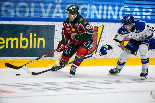 Frölundas Max Friberg och Leksands Patrik Norén
