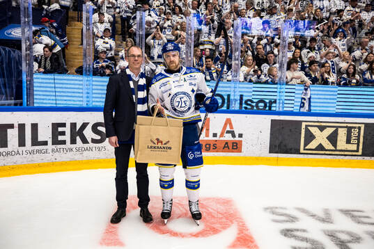 Leksands Anton Lindholm utsedd till matchens lirare