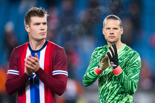 Ørjan Håskjold Nyland of Norway looks dejected
