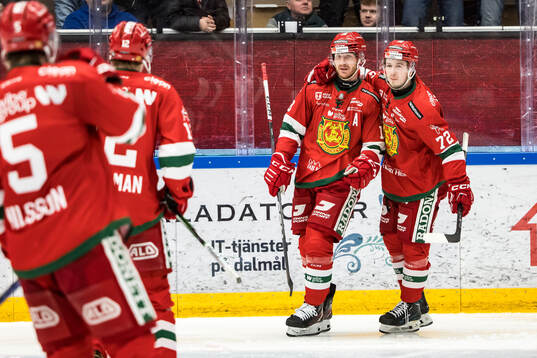 Moras Henrik Eriksson jublar