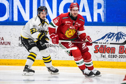 AIKs Gerry Fitzgerald och Moras Henrik Eriksson