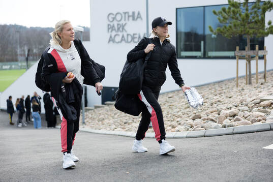 Josefine Rybrink and Filippa Curmark of Häcken