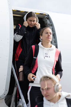 Hanna Wijk, Aivi Luik and Johanna Fossdalsá Sørensen of