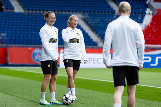 Filippa Curmark and Josefine Rybrink of Häcken