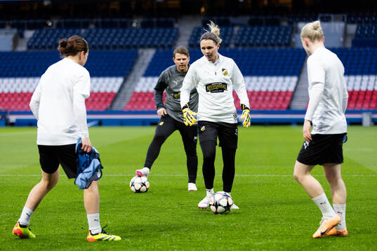 Goalkeeper Jennifer Falk of Häcken