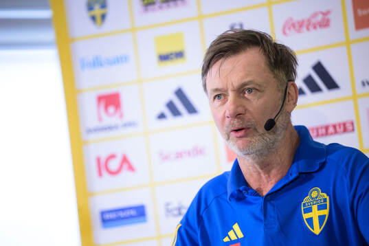 Peter Gerhardsson, head coach of the Swedish women's